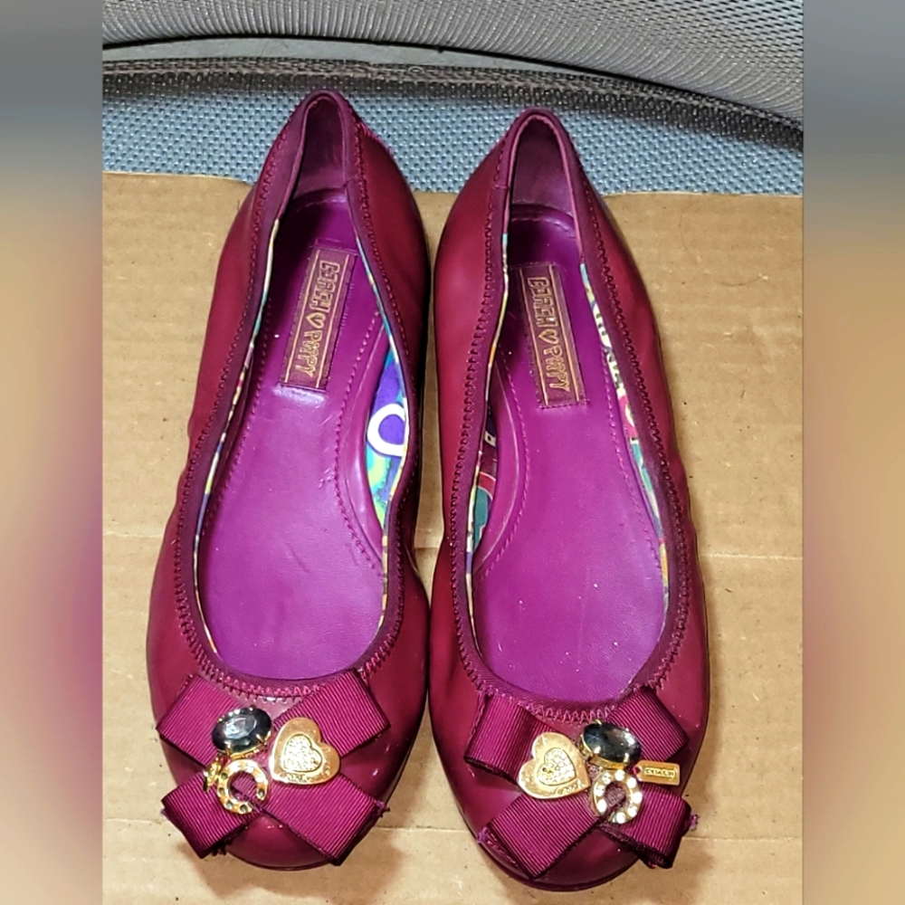 Coach poppy caper flats